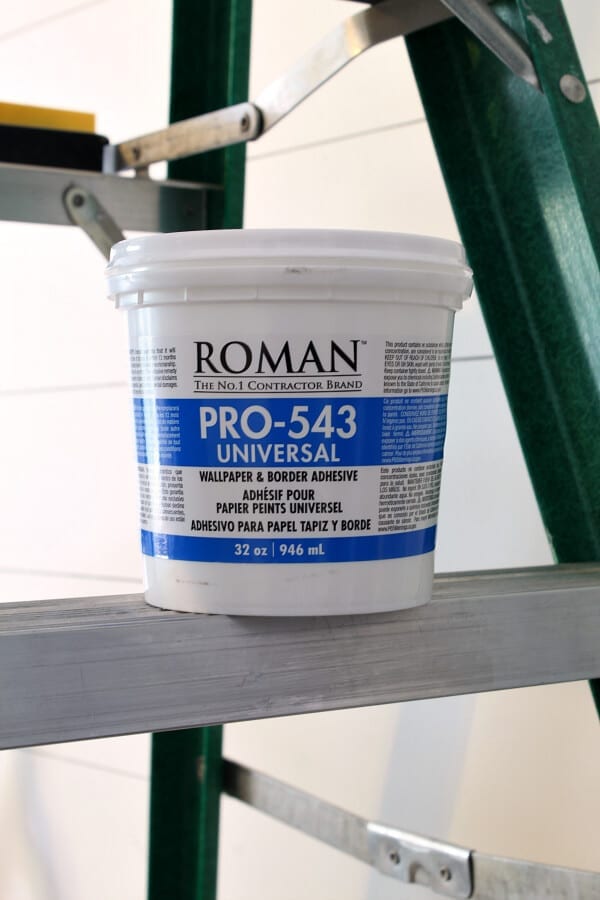 This wallpaper paste was so easy to use! Come read my beginners guide to wallpapering.