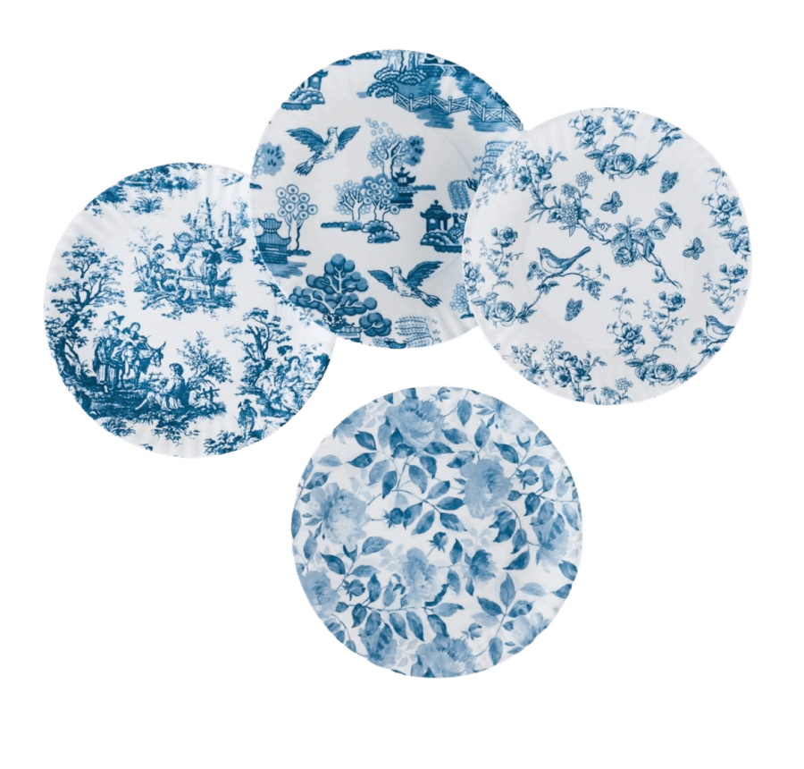 Monday Must Haves: Blue and white melamine plates