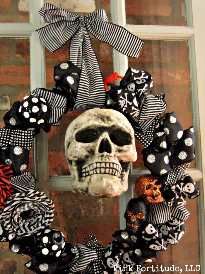Skeleton Wreath by Pink Fortitude