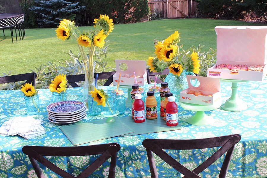 Welcome Home Saturday: Sunflower Breakfast for back to school!