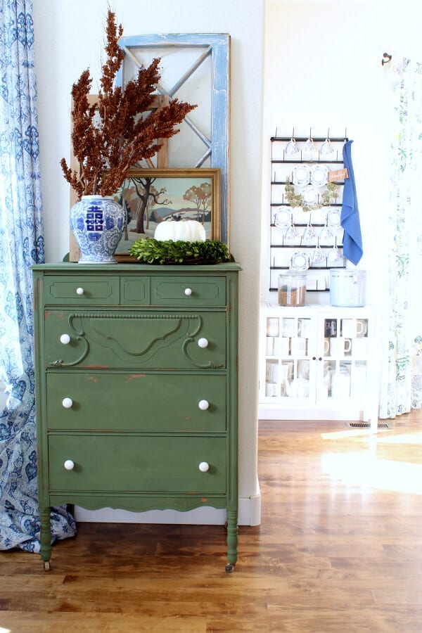 My Favorite Boxwood Green Dresser