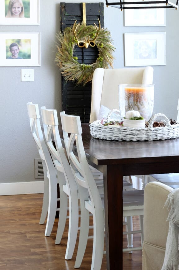 The Brilliant Colors of Fall Home Tour- Our Dining Room