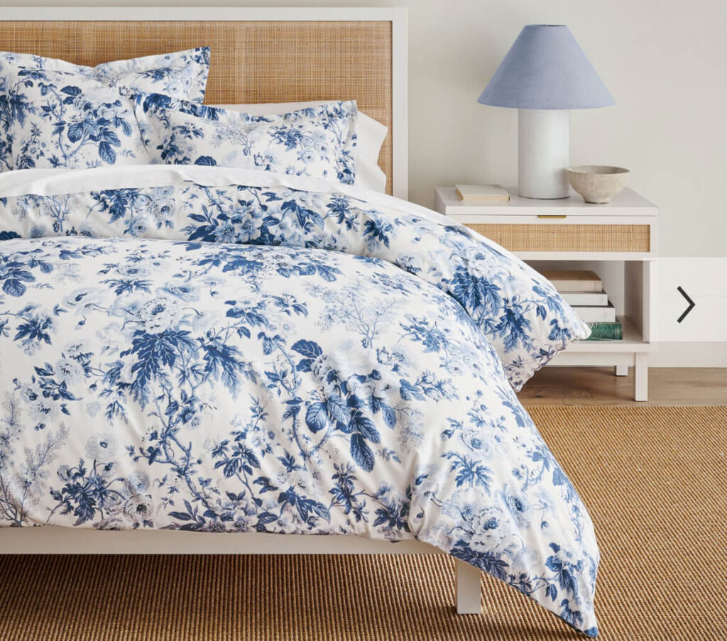 Floral Pottery Barn Duvet