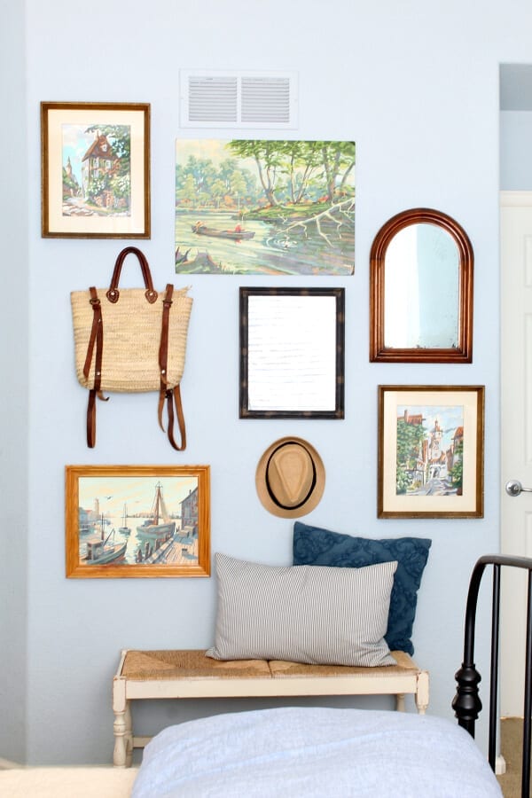 Vintage art displayed for summer