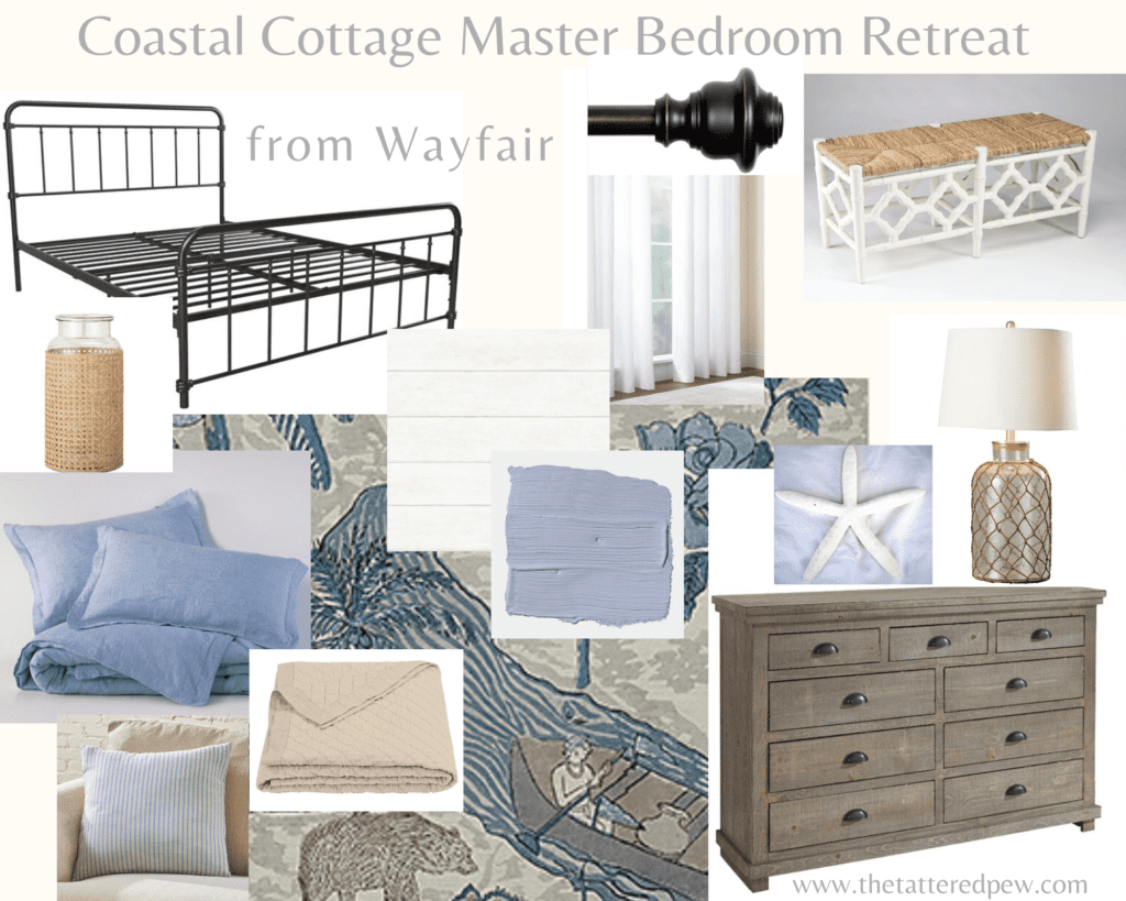 Coastal Cottage Master Bedroom Retreat