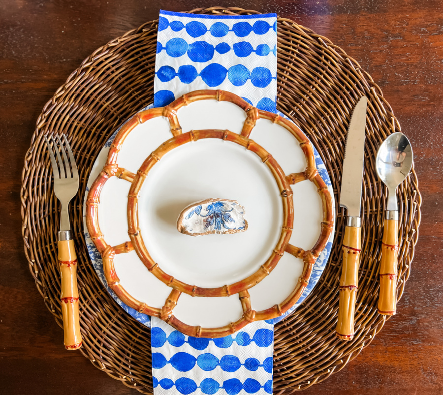 causal coastal tablescape