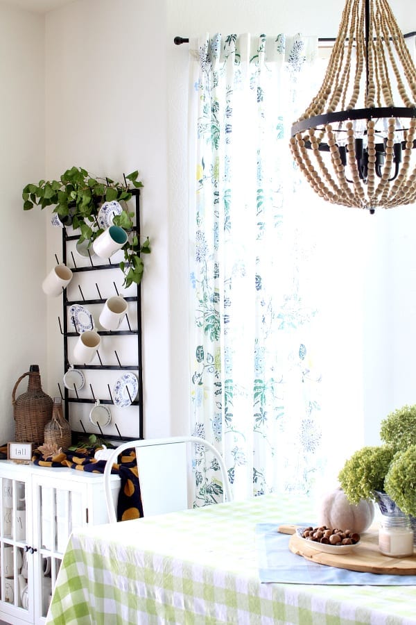 using natural elements in decor is a great way to save money.