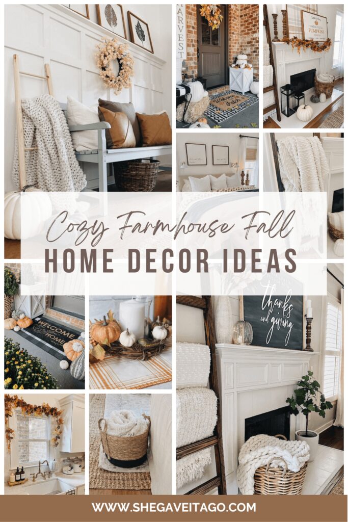 Welcome Home Saturday: Cozy Fall Farmhouse Fall Decor