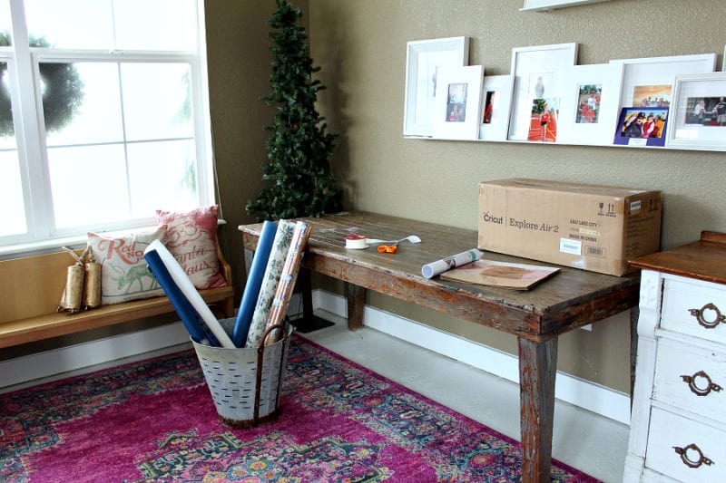 Getting creative with my holiday wrapping using the Cricut Explore Air2.