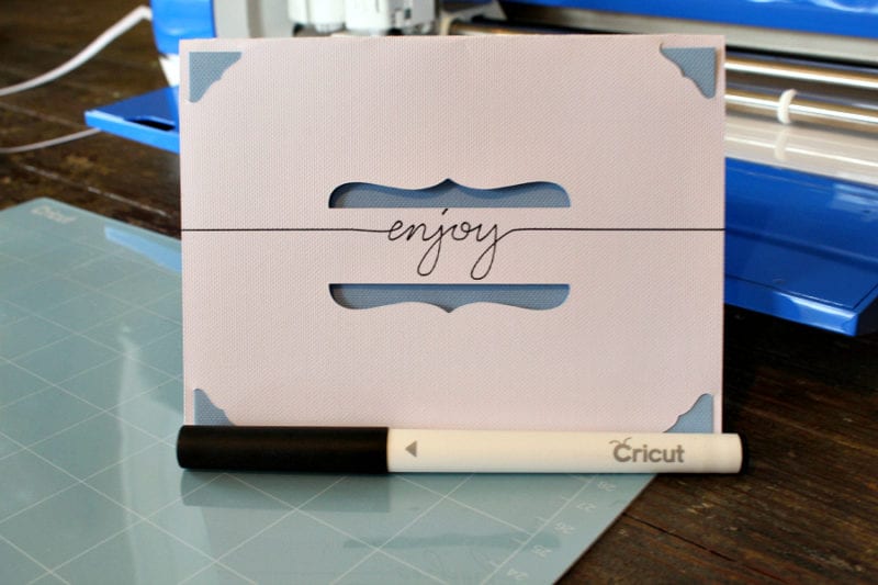 My first Cricut project is complete and totally cool!!