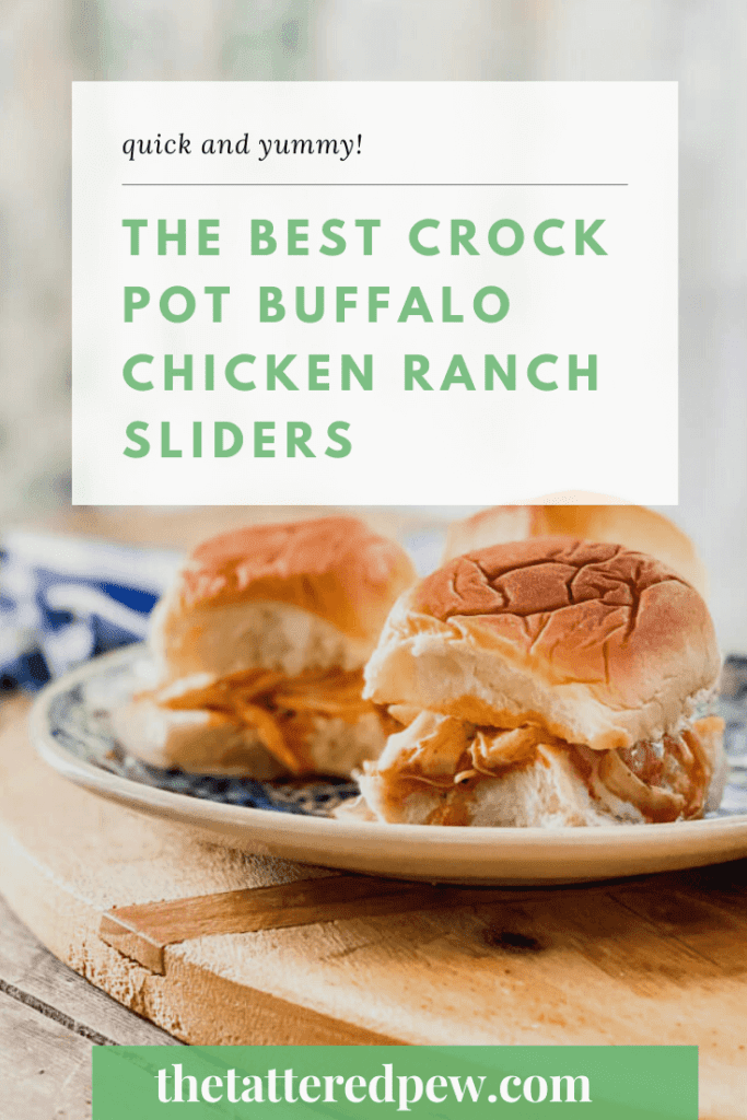 You will fall in love with easy dinner. These are the best crock pot buffalo chicken ranch sliders!