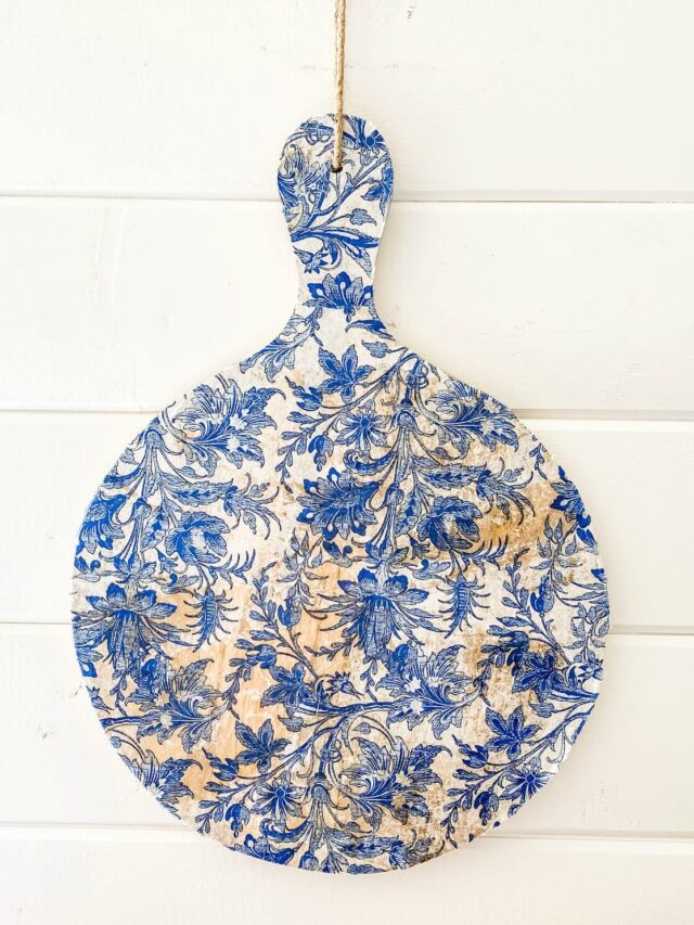 How to Upcycle an Old Cutting Board Using Modge Podge