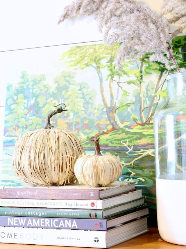 How To Make Raffia Pumpkins