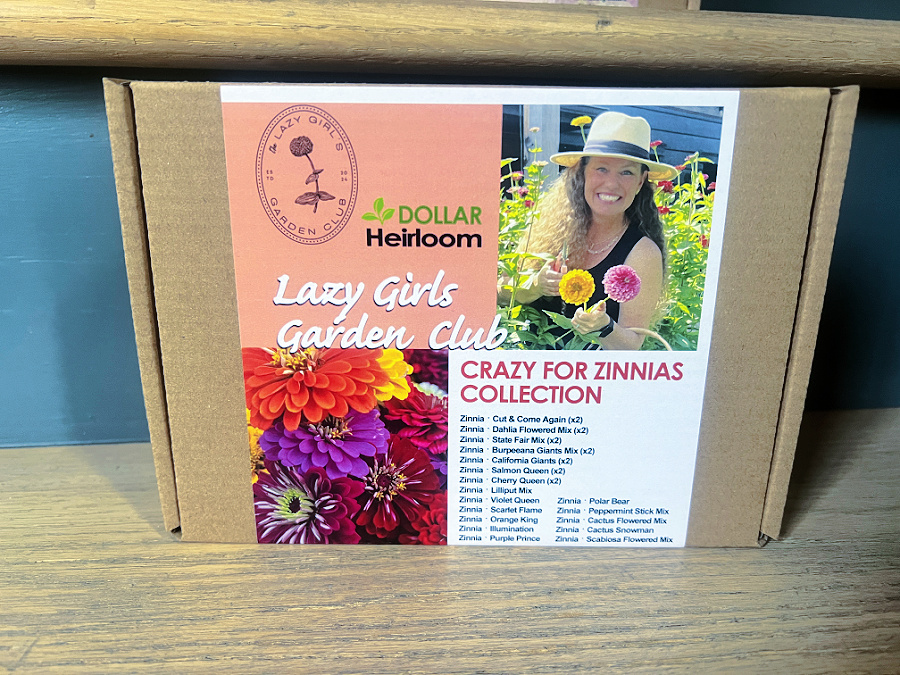 crazy for zinnias seed collection