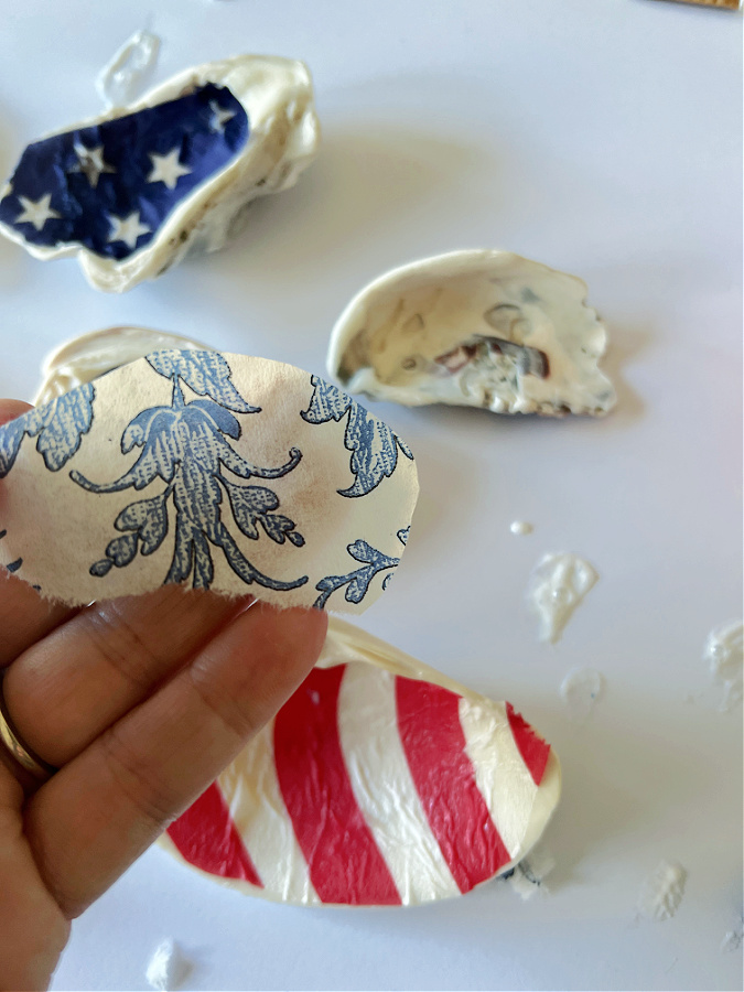 How to Mod Podge Sea Shells for Decor » The Tattered Pew