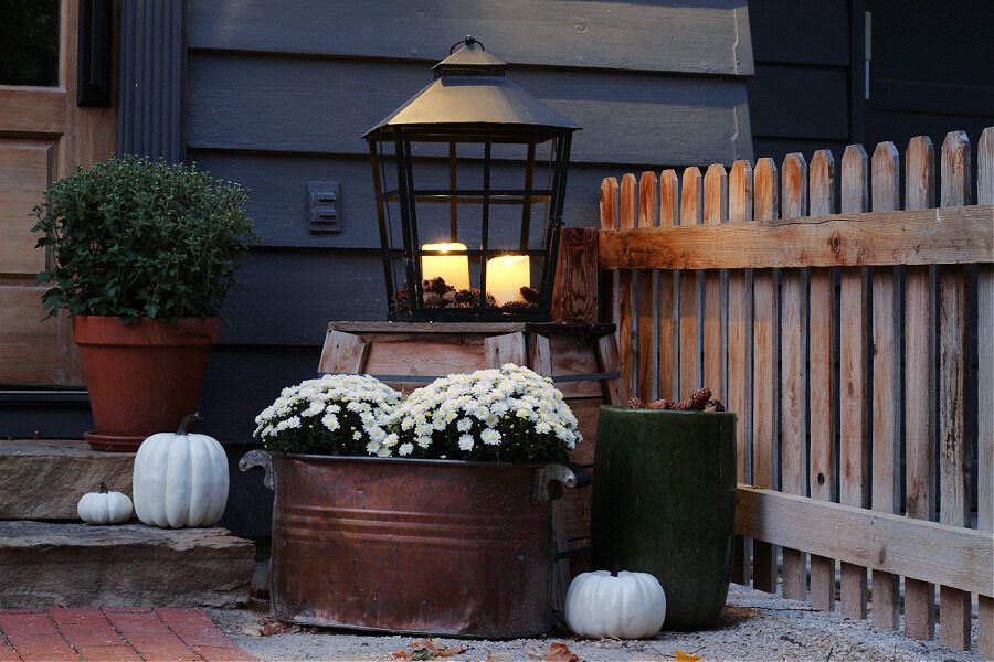 Moody and romantic Fall decor for our small steps.