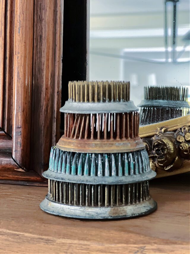 Decorating with Vintage Flower Frogs » Beauty with ease in the Garden