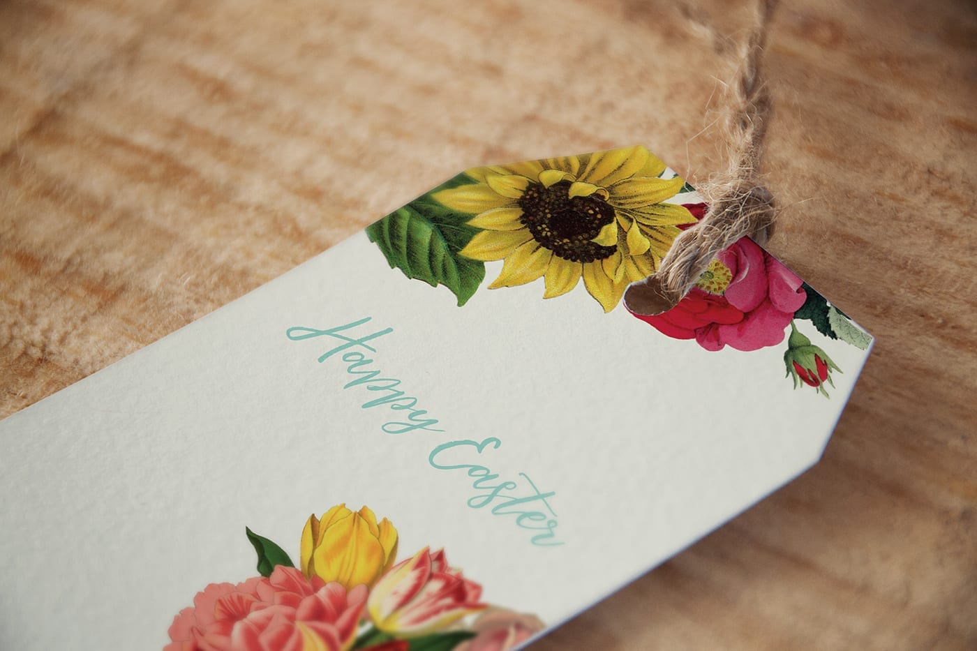 Floral gift tags-wildflowers