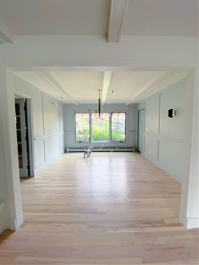 Our dining room in the new house.