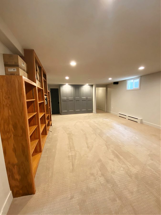 Our basement in our new home!