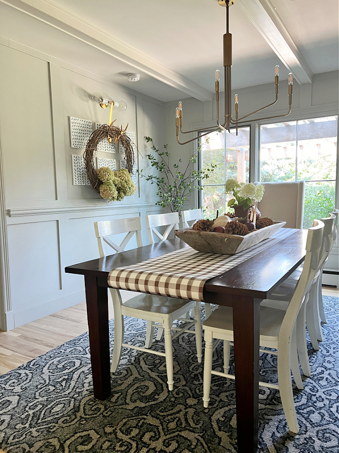 seasonal dining room for Fall