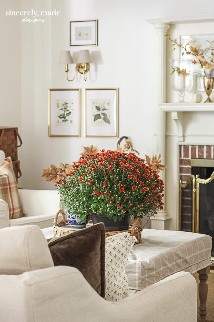 Welcome Home Sunday: Fall touches in the living room