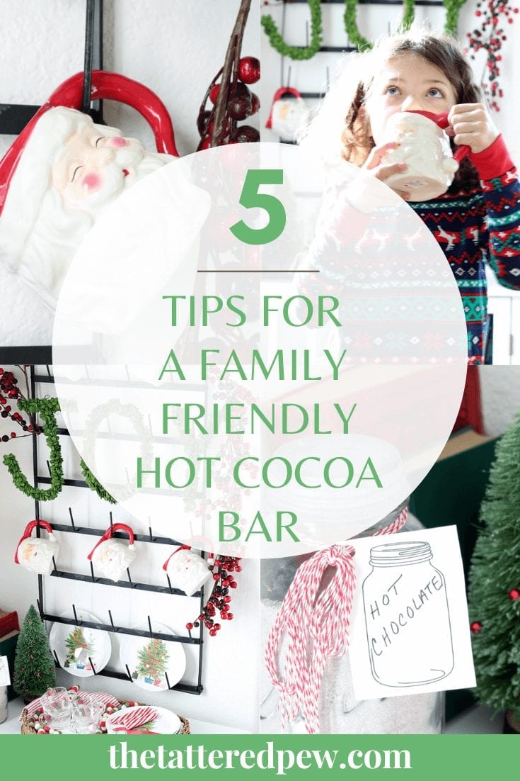 These 5 tips for a family friendly hot cocoa bar will have you creating your own in no time!