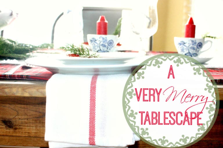 A Very Merry Tablescape