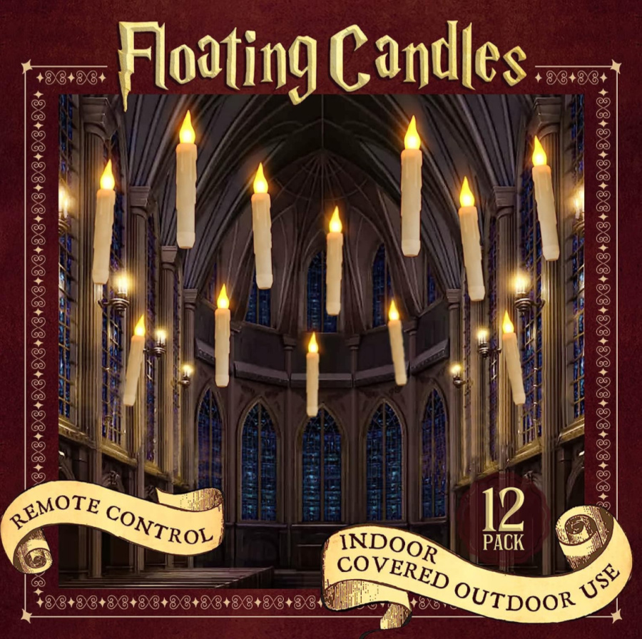 Floating candles for Halloween