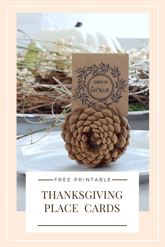 Thanksgiving place cards perfect for any get together with your guests.