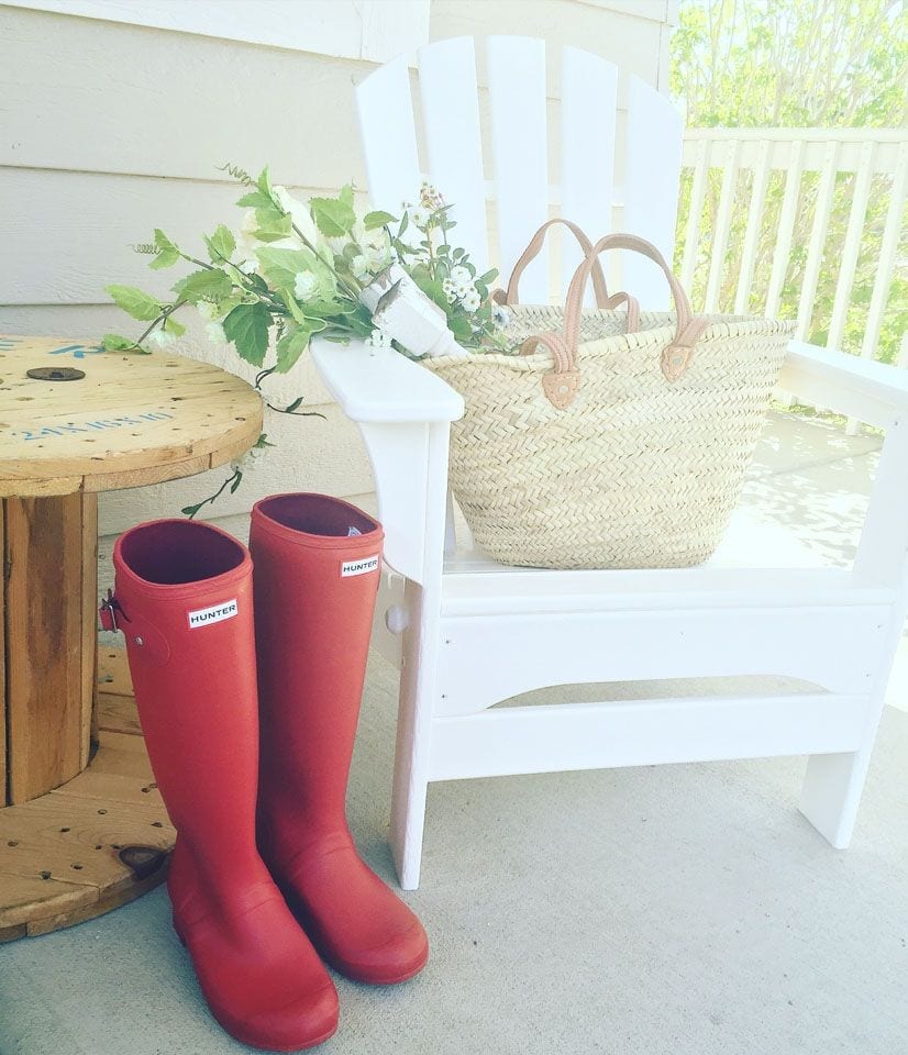 Front porch hunter boots