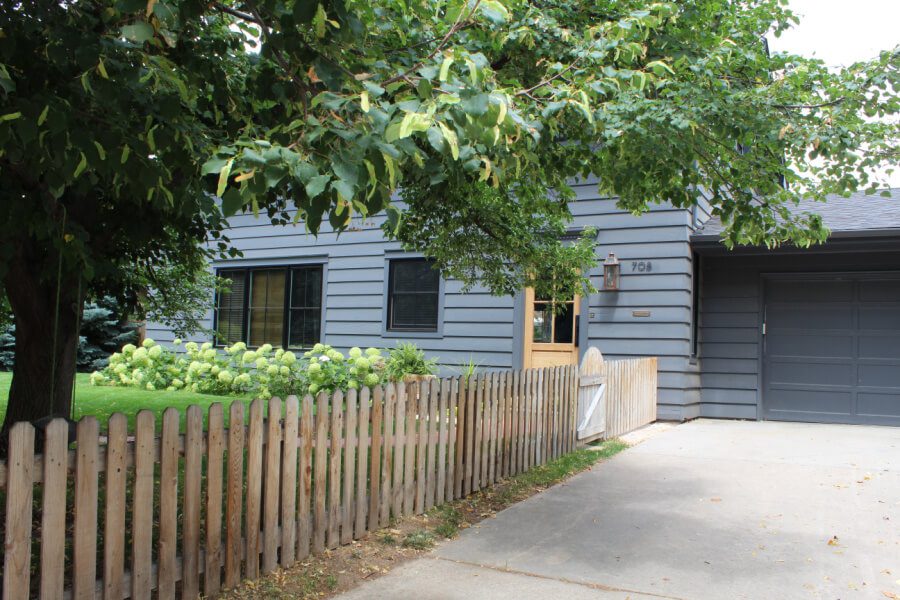 Come take a tour of our front yard...wooden picket fence and all!