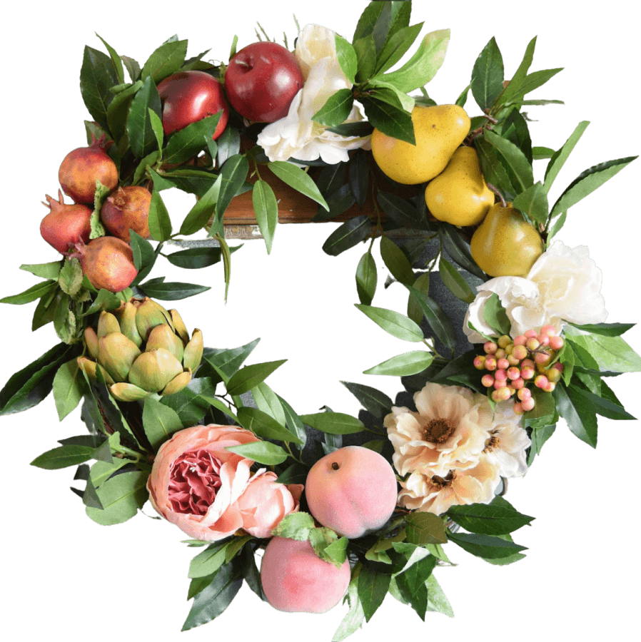 all seasons colorful wreath