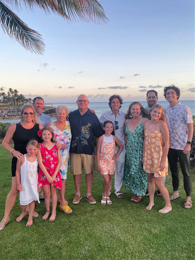 All 12 of us in Hawaii!