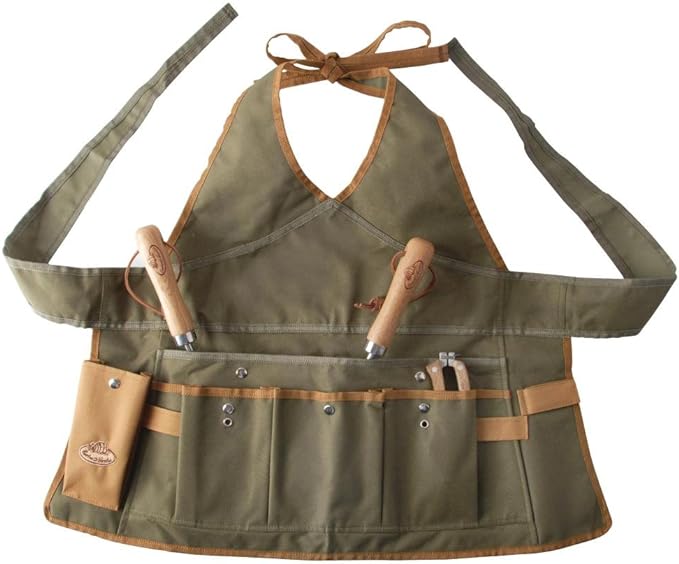 garden apron with storage pockets