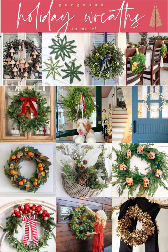 Gorgeous Holiday Wreaths to Make