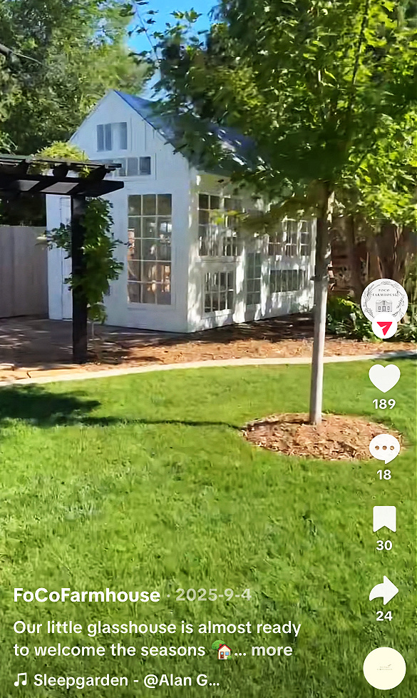 FOCO Farmhouse greenhouse