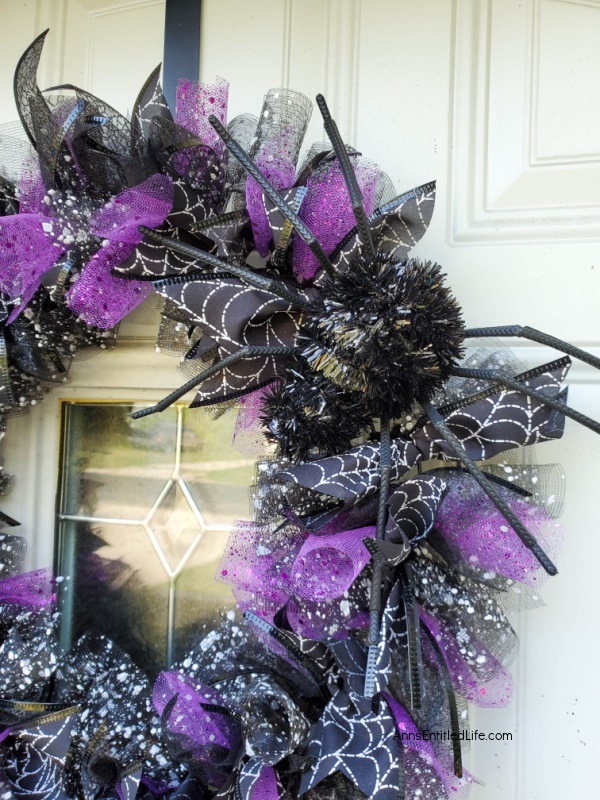 Mesh Spider Wreath by Ann's Entitled Life