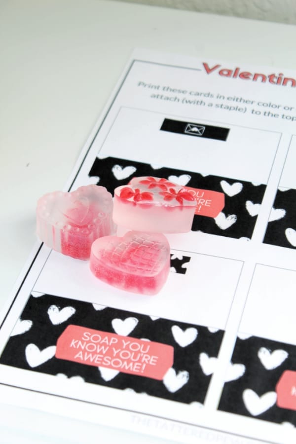 Want to make your own heart shaped soap? It's super easy and fun!