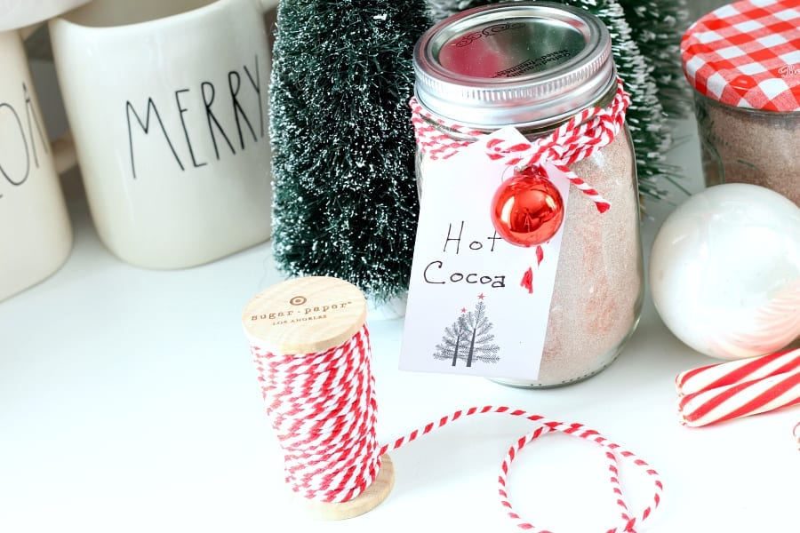 The best hot chocolate in a jar gift.