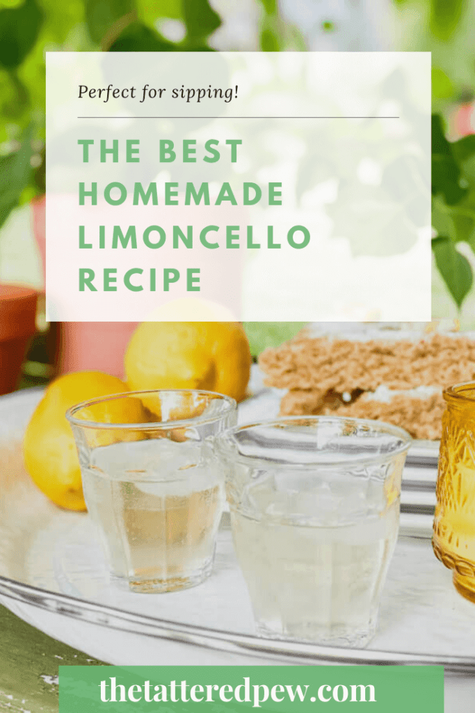 Why not try the best homemade limoncello recipe this summer? It's the perfect drink for sipping on those hot summer nights!