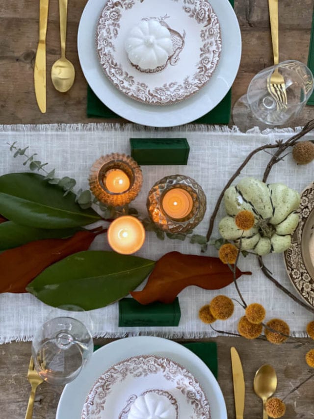 How To Create A Cozy Thanksgiving Table » The Tattered Pew
