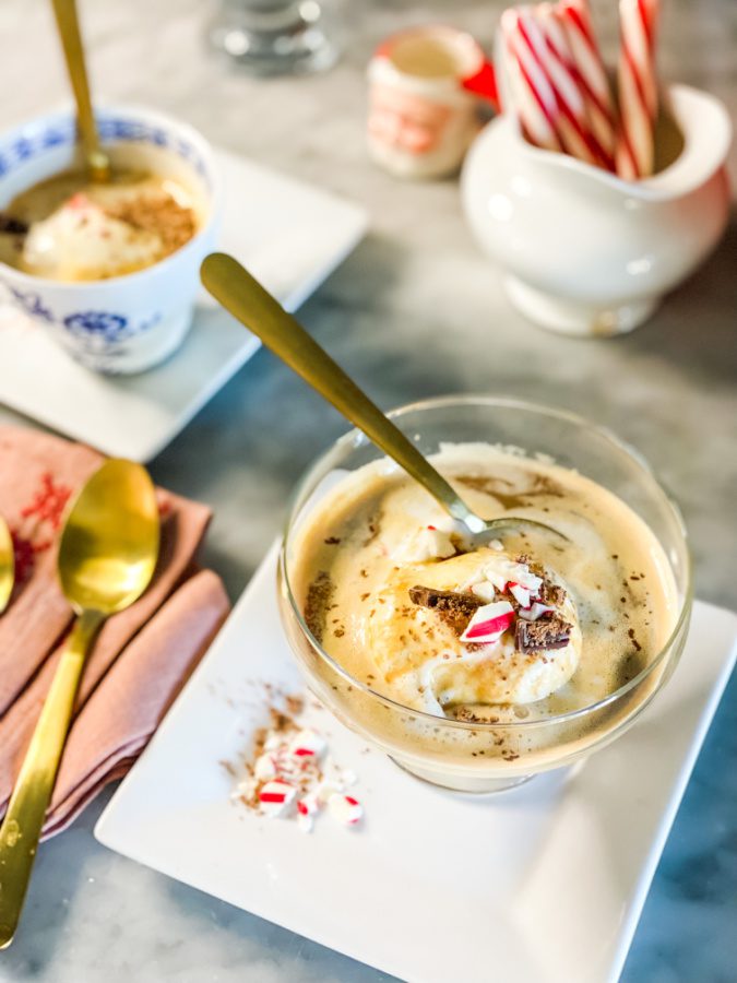 a creamy coffee and gelato dessert that is so simple to make!