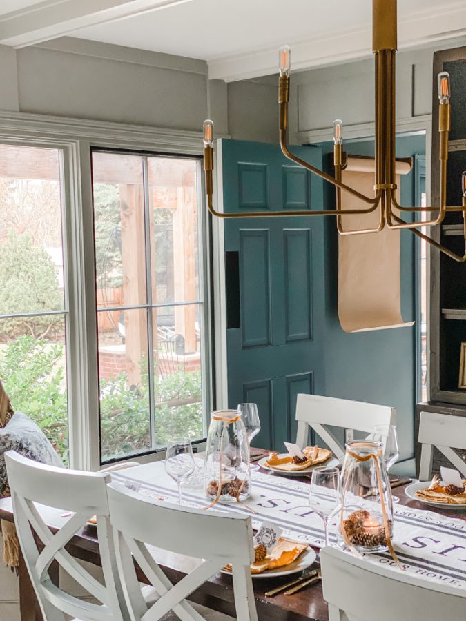 How to set a casual Thanksgiving tablescape