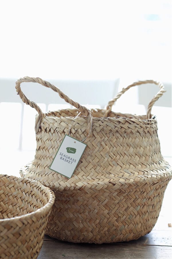 sea grass basket from Target