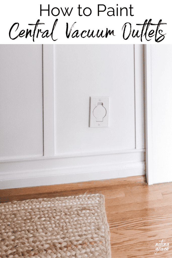 Welcome Home Sunday: How to easily paint central vac outlets