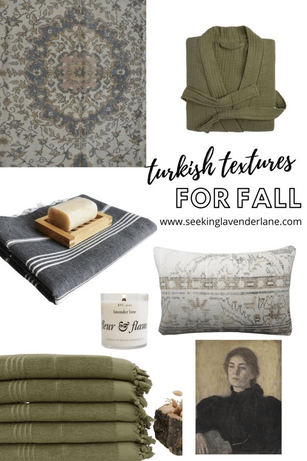 Welcome Home Sunday: Turkish Textures for Fall
