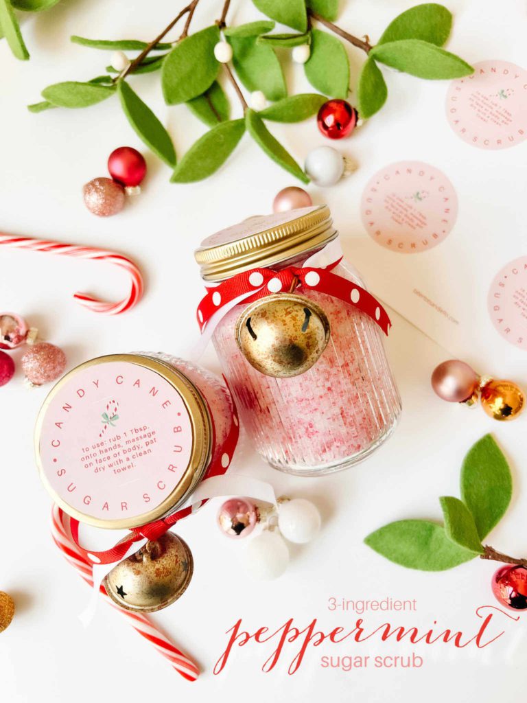 Welcome Home Saturday: 3 Ingredient Candy Cane Sugar Scrub