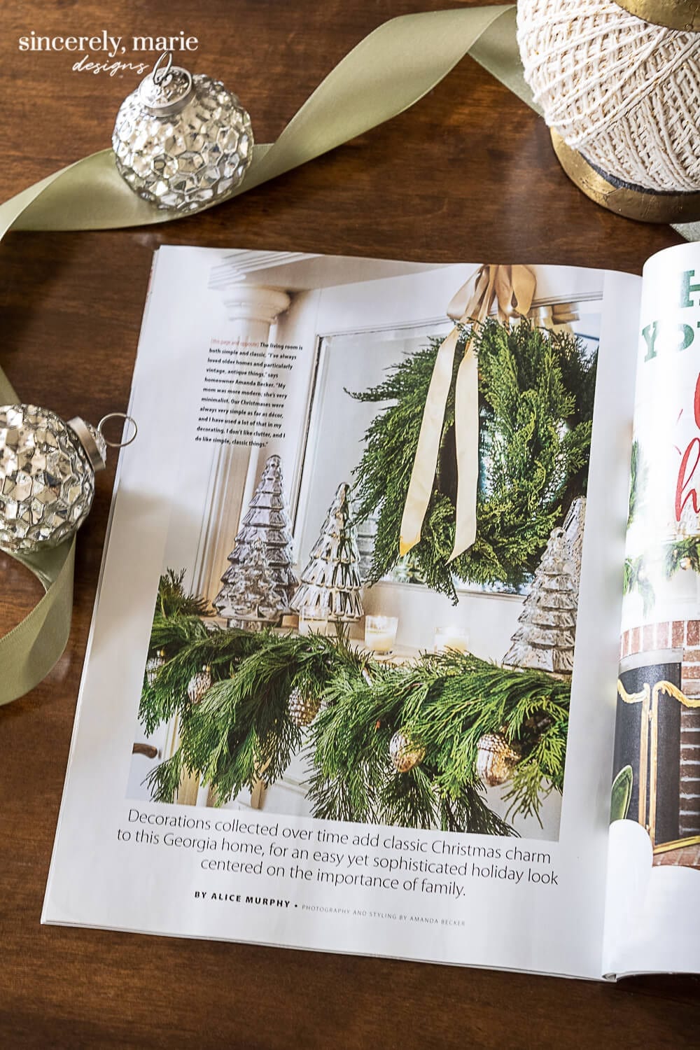 Welcome Home Sunday: Christmas Magazine Feature