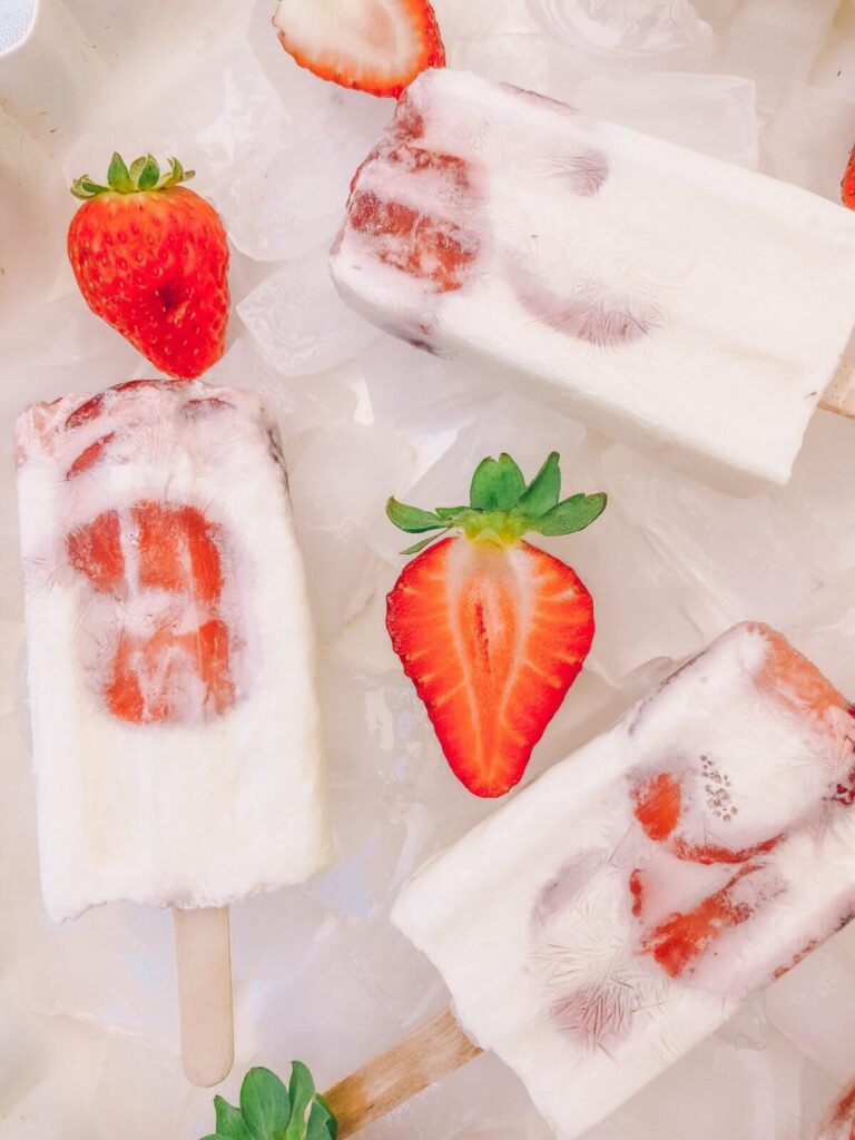 Welcome Home Saturday: 3 ingredient strawberry creamsicle